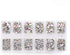 Zealer 1800pcs Crystals AB Nail Art Rhinestones, Round Beads, Flatback Glass Charms for Nails, Crafts, 300pcs Each