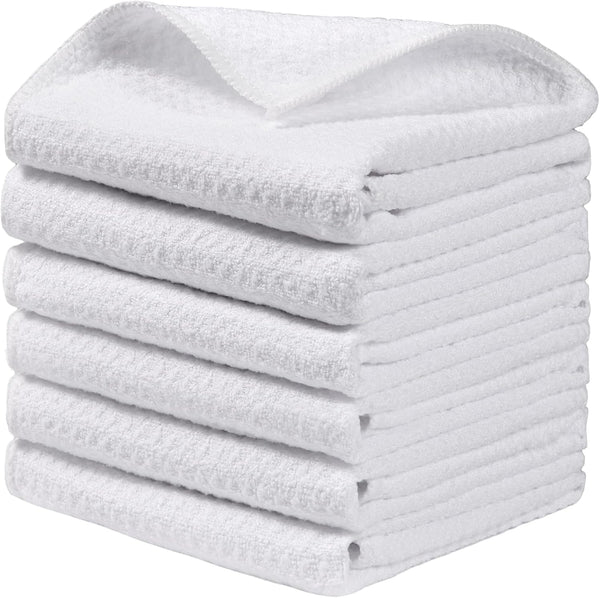 JOYMOOP Large Microfiber Waffle Weave Cleaning Cloth,Highly Absorbent Kitchen Towels,Quick Drying Lint