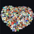 SeeuFun 400Pcs+ (1.5lb) Set,30Kinds+ (1.5, Gemstones and Crystals Bulk Tumbled Chps Crystals for Jewelry Making,Chakra