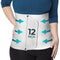 QORE LOGIQ Plus Size Abdominal Binder Post Surgery, C Section Belly Binder, Adjustable 12" Compression Wrap, White XL