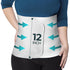 QORE LOGIQ Plus Size Abdominal Binder Post Surgery, C Section Belly Binder, Adjustable 12" Compression Wrap, White XL