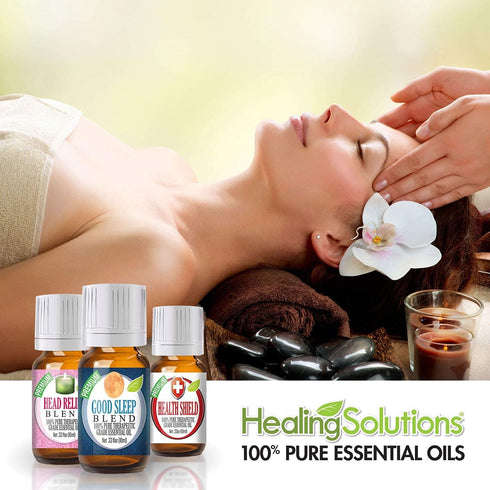 Healing Solutions Best Blends Essential Oils Set (6x10ml) - Pure Wellness Set for Gift Diffusers, Home