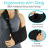 Vive Arm Sling Shoulder Immobilizer - Comfortable Relief for Left or Right Arm, Adjustable Padded Straps (Black)
