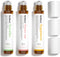 Benatu Essential Oil Blends Set (Breathe, Focus on, Happiness), Natural Aromatherapy Roll