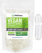 XPRS Nutra Size 00 Empty Capsules - 100 Count Clear Vegan Capsules - Vegetarian Pills for DIY Vegetable Capsule Filling