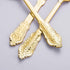 N9R 120 Pcs Gold Plastic Silverware Set, 40 Forks, 40 Spoons, 40 Knives, Disposable Gold Cutlery for Weddings and