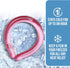 Neck Cooling Tube, Wearable Cooling Neck Wraps for Summer Heat, Hands Free Cold Pack (Blue)