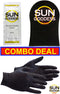 Sun Goddess Best Combo Deal - Includes 1 Sunless Self Tanner Lotion Sample, 1 Applicator Mitt & 1 Pair Gloves