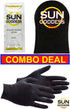 Sun Goddess Best Combo Deal - Includes 1 Sunless Self Tanner Lotion Sample, 1 Applicator Mitt & 1 Pair Gloves