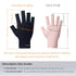 Small Hands UV Protection Gloves for Nails, Thickened UPF50+ Fingerless Gloves for Women Gel Manicures