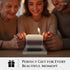 INTERGAZE Square Spiral Light Candle - Unique Spiral Wick Candle Innovative Hollow Design - Decorative Candles for Home