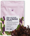 HAPPY FOX Organic Sea Moss Raw Purple - Makes 75oz of Seamoss Gel, Certified Non-GMO, Wildcrafted Superfood - 100 gram