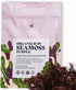HAPPY FOX Organic Sea Moss Raw Purple - Makes 75oz of Seamoss Gel, Certified Non-GMO, Wildcrafted Superfood - 100 gram