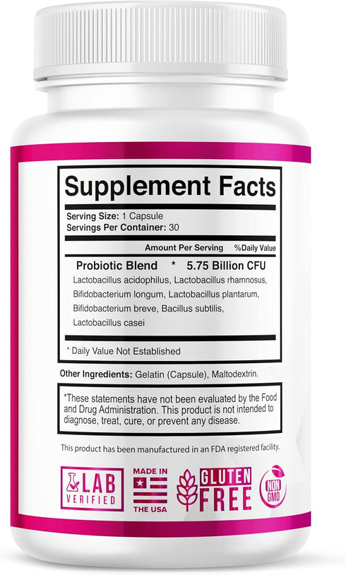 ZELSO Women's Probiotic, 30 Day Supply, 175 Billion CFU Supplement for Ultimate Women's Health