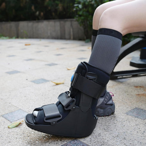 Orthopedic Walking Boot, Air Cam Walker Fracture Boot for Broken Foot, Sprains & Achilles Injuries, Lightweight Medical