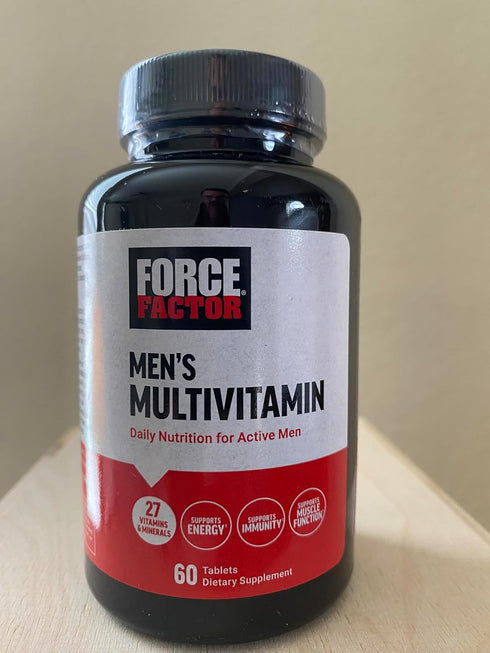 Force Factor Men’s Multivitamins, 60 Tablets - Multivitamin for Men Plus Amino Acids with 27 Vitamins and Minerals