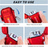 LcFun Arc Lighter - Waterproof Windproof Rechargeable USB Plasma Flameless Electric Lighter with Lanyard (Red)