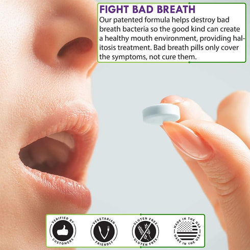 K12 4 30 Oral Probiotic Supplement with BLIS Billion CFU - Now Dairy Free - Doctor Formulated Day Supply Bottle for Bad
