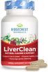 Ridgecrest Herbals LiverClean, Herbal Liver Support Supplement with Blessed Thistle and Dandelion, 60 Caps
