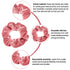 Whaline Velvet Hair Scrunchies, Hair Bobble Elastics, Soft Hair Ties for Girls, Women (20 Colors)
