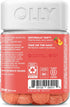 Gummy, 500 30 30 Count OLLY Probiotic + Prebiotic Million CFUs, FOS, Adult Chewable Supplement for Men and Women, Peach
