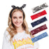 Yeshan Boho Bow Headbands for Women, Vintage Paisley Bandana Flower Printed Hairband, Pack of 6