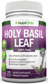 Holy Basil Leaf Capsules, 500mg, 120 Vegan Capsules, Real Tulsi Extract Supplement for Positive Mindset