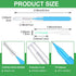 Zopeal 250 Pcs Interdental Brush for Braces, Disposable Dental Picks, Soft Cleaning Tool, Stylish Color