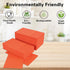 Dark Orange Napkins (50 Pack) - Disposable Linen-Feel Dinner Napkins with Built-in Flatware Pocket for Parties