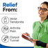 Carpal Tunnel Wrist Brace Night Support | Wrist Splint & Hand Brace | Arm Guard for Carpal Tunnel Syndrome (Right Wrist