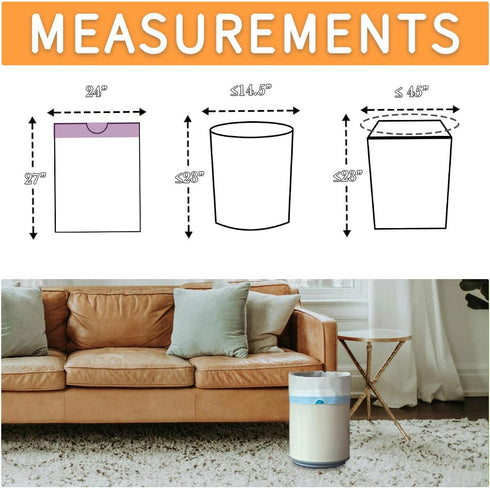 MAGO FAMILY MAGIC 13 120 Count (Pack 2) Trash Bags, Super Strong Tall Kitchen Drawstring Garbage Bags Gallon, White