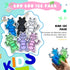 Boo Boo Ice Packs for Kids, Reusable Baby Ice Pack Gel Cooling Pad for Pain Relief, Tired Eyes (Set of 6)