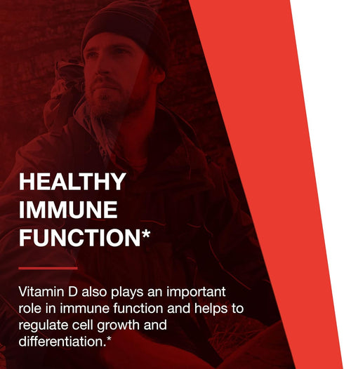 Protocol Vitamin D3 50000 IU - Immune Support, Healthy Bones and Teeth - 50 Softgels