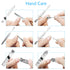Teamkio 18pcs Stainless Steel Manicure Set, Travel Hygiene Kit, Professional Pedicure Nail Clippers, Leather Case