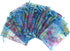 SumDirect 100Pcs 5x7 Inch Blue Coralline Drawstring Organza Bags, Jewelry Favor Pouches for Wedding Party Festival