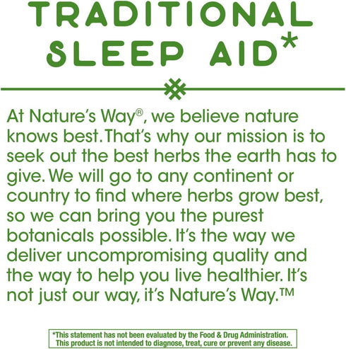 Nature's Way Premium Herbal Melissa Lemon Balm Leaf | 100 Capsules | Traditional Sleep Aid, 1,500 mg per serving