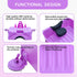 Nolasalon Portable Shampoo Basin for Kids, Baby, Children,Tear Free Hair Washing Basin Tray at Home (Purple)