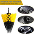 18 Pcs Drill Brush Attachments Set, Power Cleaning Scrub Brushes with Long Attachment for Tile Floors & Car Detailing