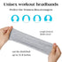 TERSE Thin Cloth Hair Bands for Women, Soft Stretchy Solid Headbands