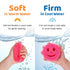 Treeroot 12 Colorful Smile Scrub Sponges, Temperature Controlled Dish Sponge, Bulk Kitchen Sponges for Cleaning, Multi