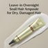 LA'DOR Snail Sleeping Hair Ampoule Serum - Intensive Overnight Leave-In Mask - Treatment for Frizzy Dry Damaged Thinning Hair Korean Haircare LADOR