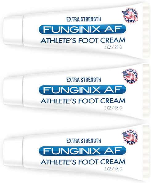 FUNGINIX AF Athletes Foot Cream - Topical Anti-Fungal Treatment (3 Tubes)