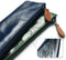 Sunlit 100% Waterproof Wipe Clean Hygienic Carrying Case/Pouch for Reusable Straws - 2 Set for 10.5 Inches Straws,