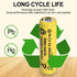 Zsolarigt 400mAh 1.2V Light,10 Packs AA NiCd Rechargeable Solar Batteries for Outdoor Flower Bed Solar Lights Rope,Led