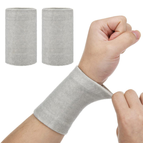 Cosmos 1 Pair Compression Wrist Sleeve Nylon Brace Wraps for Pain Relief in Typing, Running, Basketball, Golf