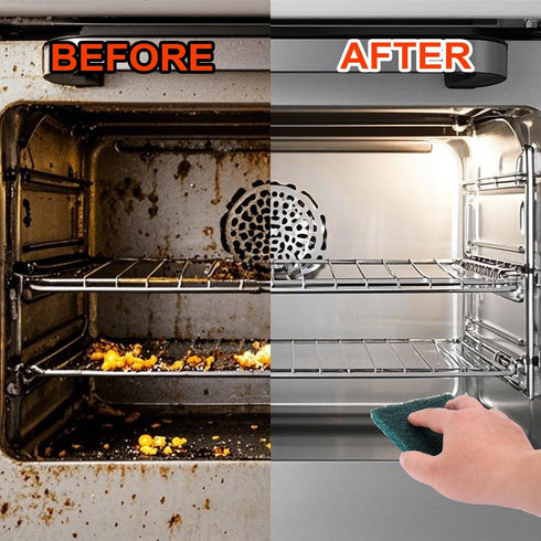 Palksky Heavy Duty Oven Cleaner Tools, Oven Cleaning Accessories, Oven Cleaning Kit with Crevice Cleaning Brush, Razor