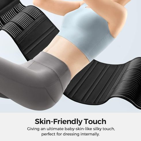 FREETOO Back Braces for Lower Back Pain Relief with 6 Stays, Breathable Support Belt for Men/Women (M)