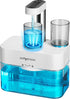 Set 2, ZOFGENOW Mouthwash Dispenser Cup of Transparent Oral Care Cup for Bathroom, Shower, Kitchen Sink, with Removable