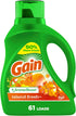 Gain + Aroma Boost Liquid Laundry Detergent, 88 oz, Island Fresh Scent, HE Compatible, 61 Loads