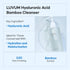 Hyaluronic Acid Cleanser - Bamboo Extract - Deep Pore Cleansing - Gentle Formula for Sensitive Skin - Korean Gel Facial Wash, 6.76 fl. oz